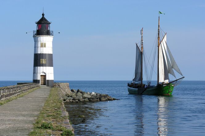 Leuchtturm am Ausgang der Schlei in die Ostsee